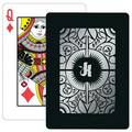 Baronet Black Poker Size Playing Cards w/Regular Face
